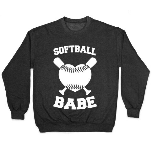 Softball Babe (White) Pullover