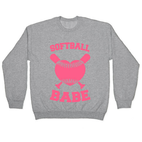 Softball Babe (pink) Pullover
