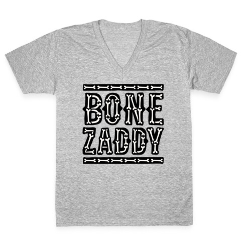 Bone Zaddy V-Neck Tee Shirt