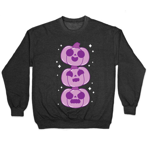 Kawaii Pumpkin Trio Purple Pullover