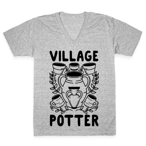 Village Potter V-Neck Tee Shirt