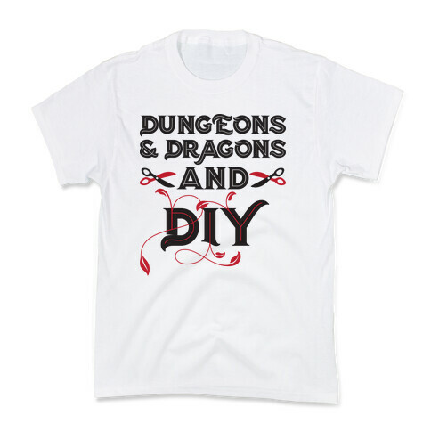 Dungeons & Dragons And DIY Kids T-Shirt