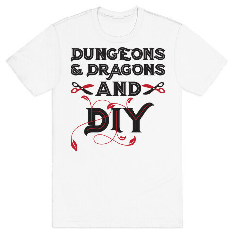 Dungeons & Dragons And DIY T-Shirt