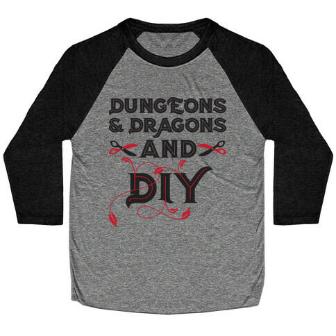 Dungeons & Dragons And DIY Baseball Tee