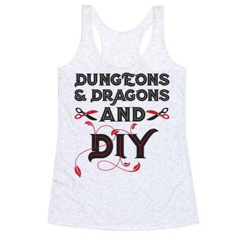 Dungeons & Dragons And DIY Racerback Tank Top