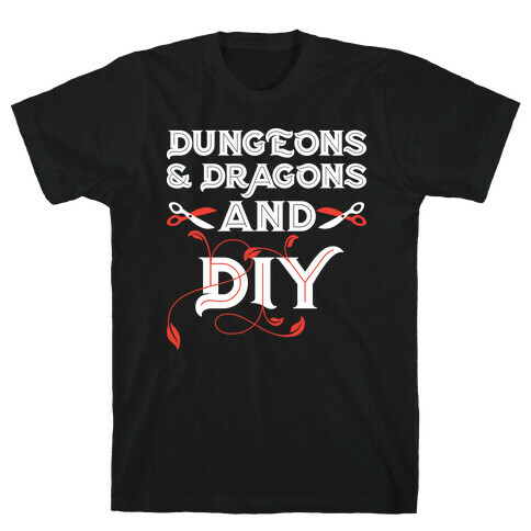 Dungeons & Dragons And DIY T-Shirt