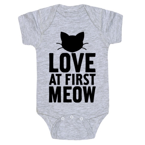 Love At First Meow Baby One-Piece