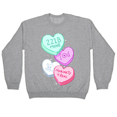 Sherlock Valentines Hearts Pullover