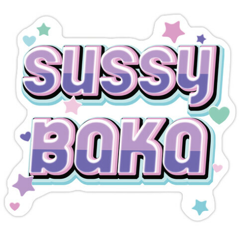 Sussy Baka Die Cut Sticker