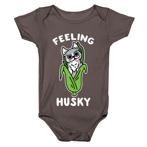 Feeling Husky (Corn Husky) Baby One-Piece