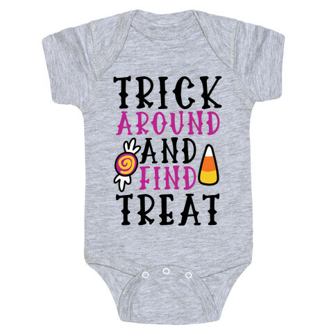 Trick Around and Find Treat Baby One-Piece