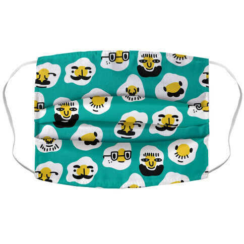 Egg Daddy Pattern Accordion Face Mask