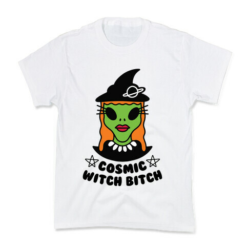 Cosmic Witch Bitch Kids T-Shirt
