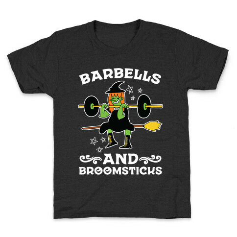 Barbells And Broomsticks Kids T-Shirt