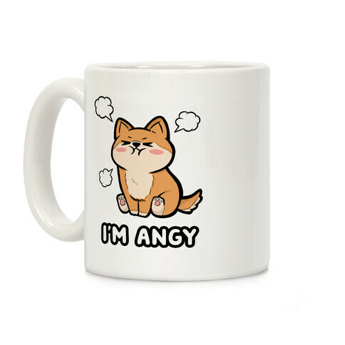 I'm Angy Shiba Inu Coffee Mug