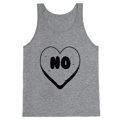 Valentine's Day Heart No Tank Top