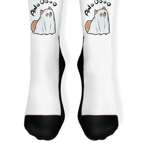 Ghost Dog Sock