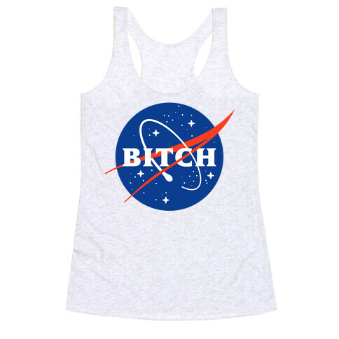 Bitch Space Program Logo Racerback Tank Top