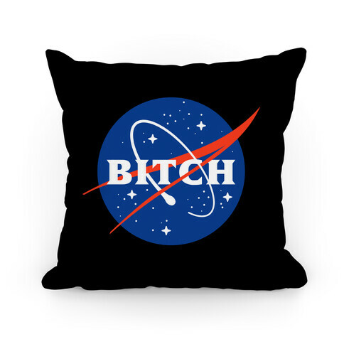 Bitch Space Program Logo Pillow