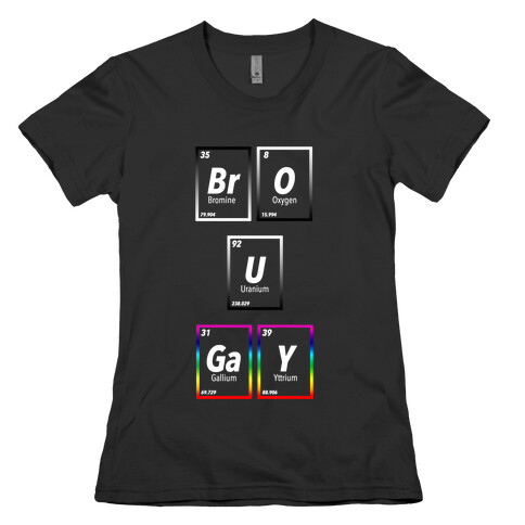 BrO U GaY  Womens T-Shirt