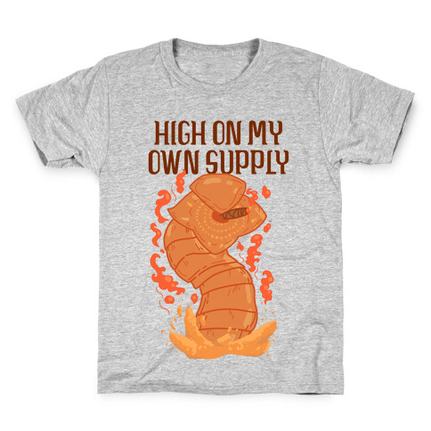 High On My Own Supply Sandworm Kids T-Shirt