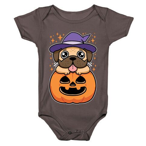 Halloween Pug Baby One-Piece