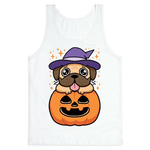 Halloween Pug Tank Top