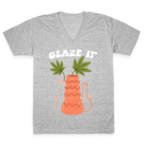 Glaze It V-Neck Tee Shirt