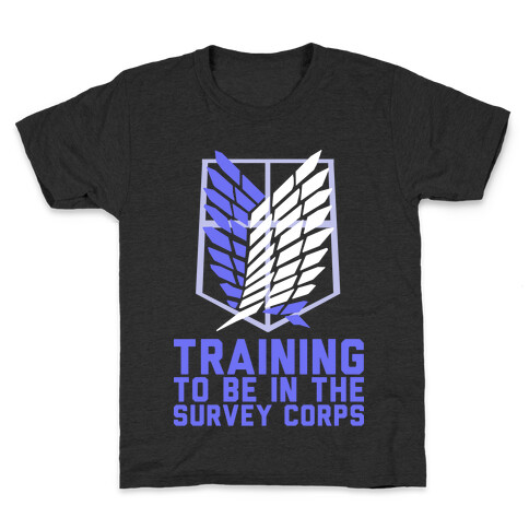 Training To Be In The Survey Corps Kids T-Shirt