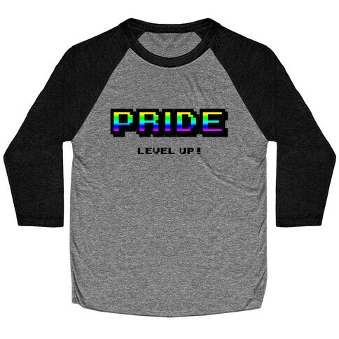 Pride Level Up! Baseball Tee