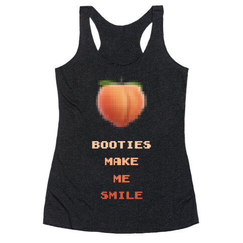 Booties Make Me Smile Racerback Tank Top