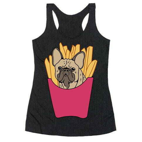 French Fry French Bulldog Racerback Tank Top