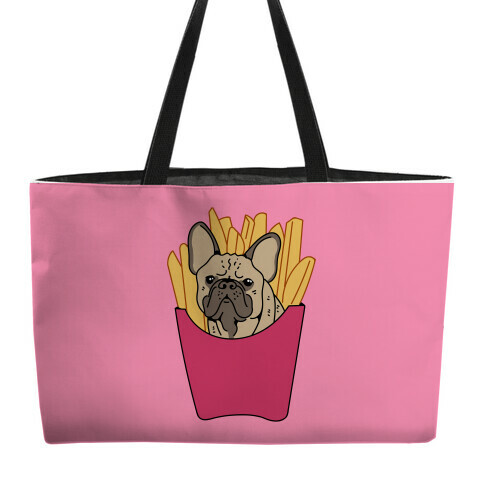 French Fry French Bulldog Weekender Tote