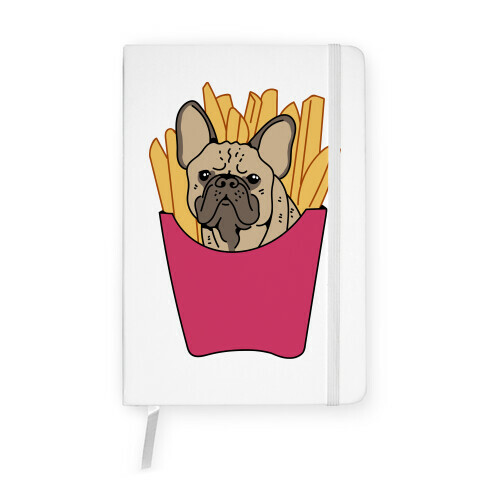 French Fry French Bulldog Notebook