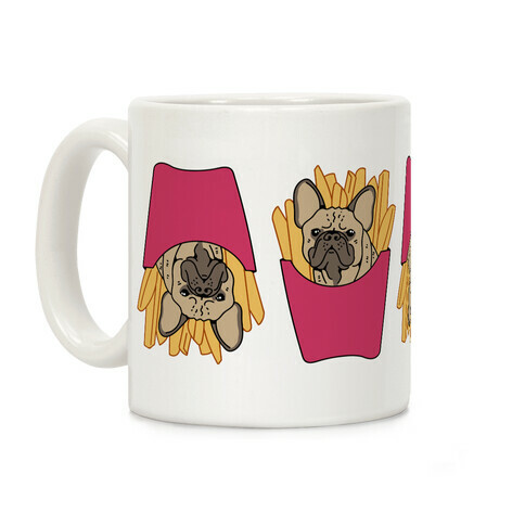 French Fry French Bulldog Coffee Mug