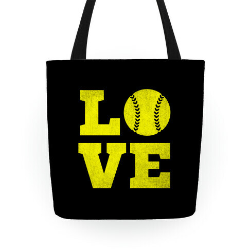 Love Softball Tote Tote