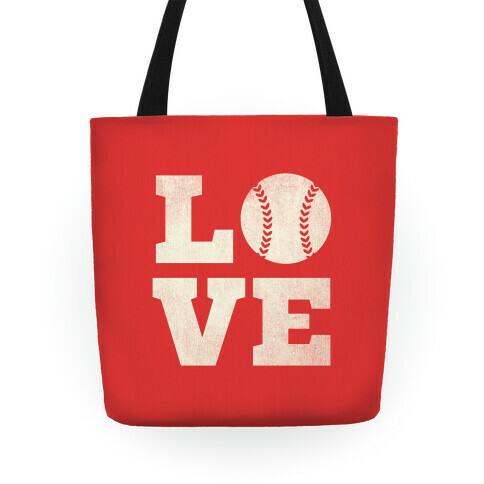 Love Baseball Tote Tote