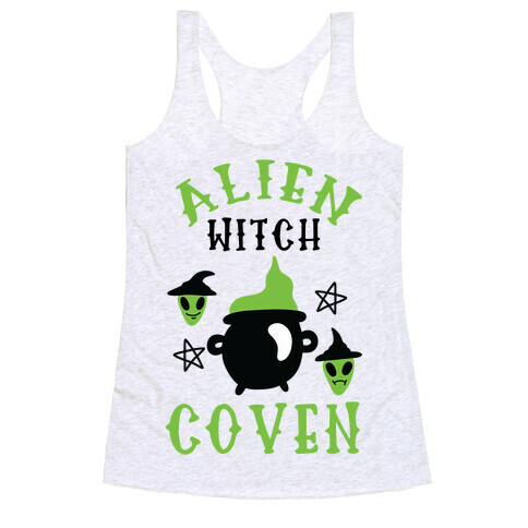 Alien Witch Coven Racerback Tank Top