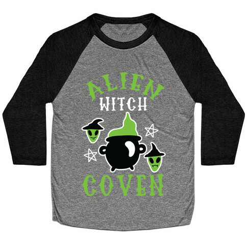 Alien Witch Coven Baseball Tee