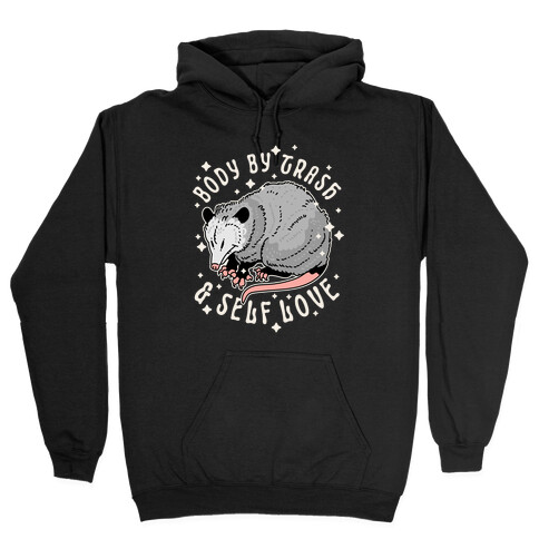 Body By Trash And Self Love Possum Hooded Sweatshirt