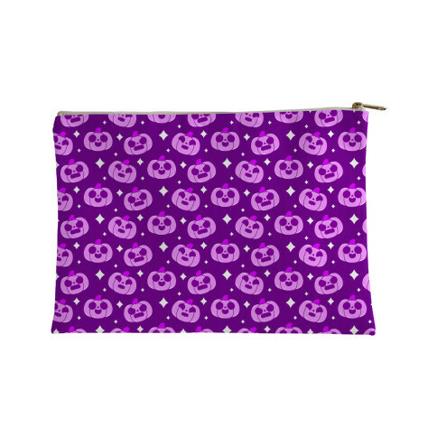 Kawaii Pumpkins Pattern Purple Accessory Bag