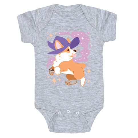 Witch Corgi Baby One-Piece