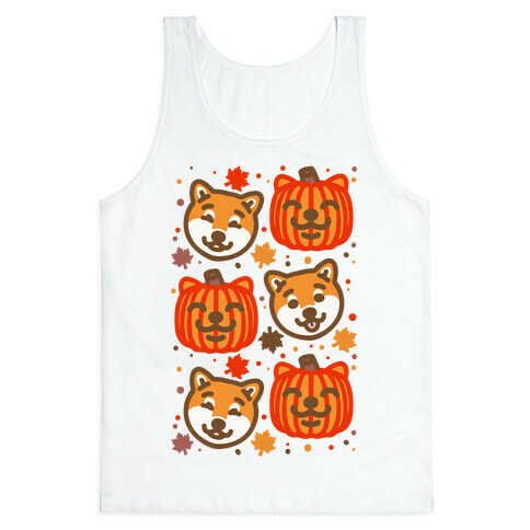 Shiba Inu Pumpkins Tank Top