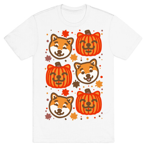 Shiba Inu Pumpkins T-Shirt