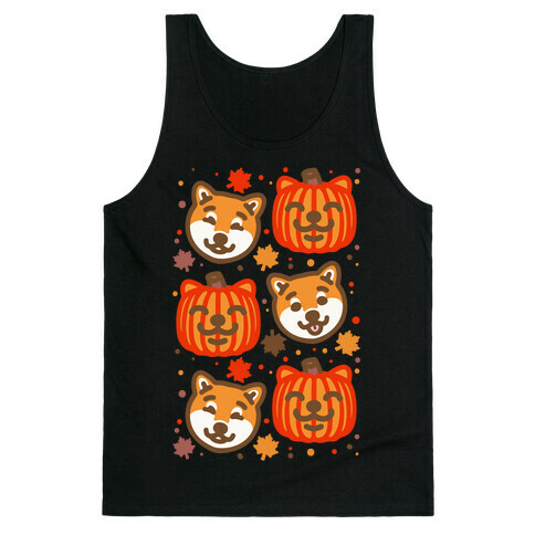 Shiba Inu Pumpkins Tank Top