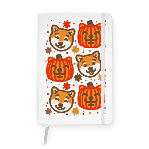 Shiba Inu Pumpkins Notebook