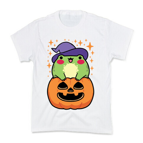 Cute Halloween Frog Kids T-Shirt