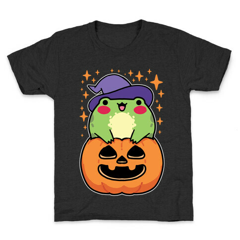 Cute Halloween Frog Kids T-Shirt