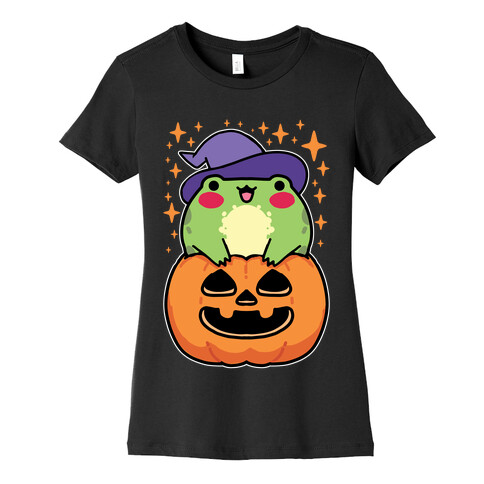Cute Halloween Frog Womens T-Shirt