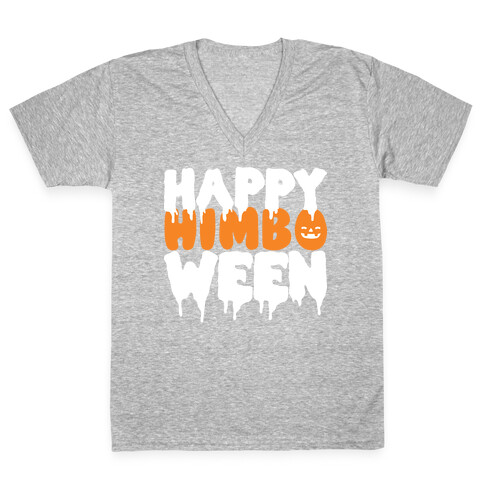 Happy Himboween V-Neck Tee Shirt